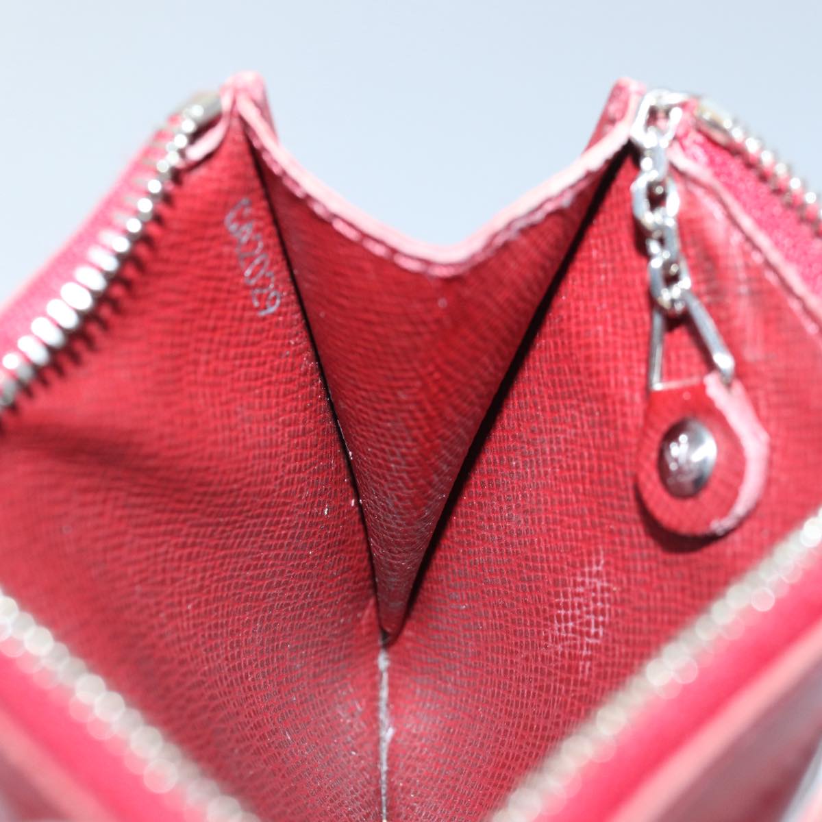 Louis Vuitton Keyring Red Canvas Wallet