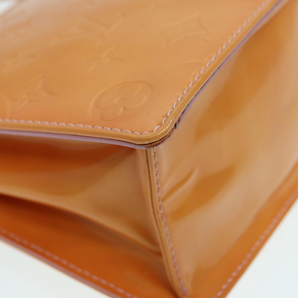 Louis Vuitton Spring Street Camel Patent Leather Handbag