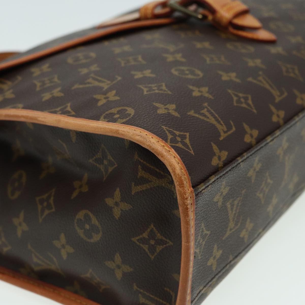 Louis Vuitton Beverly Brown Canvas Handbag