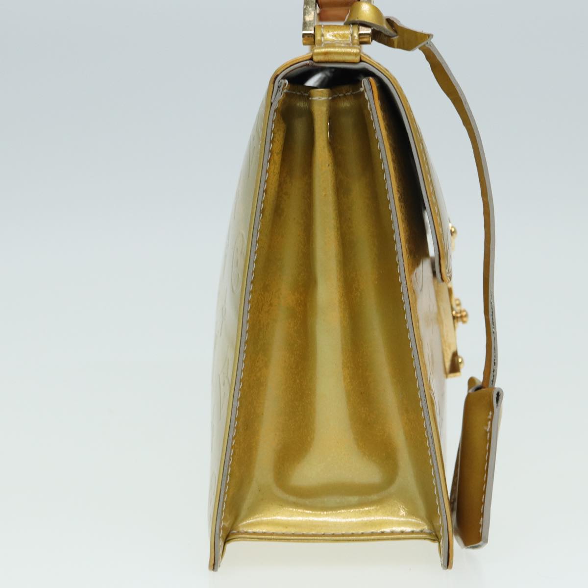 Louis Vuitton Spring Street Yellow Patent Leather Handbag