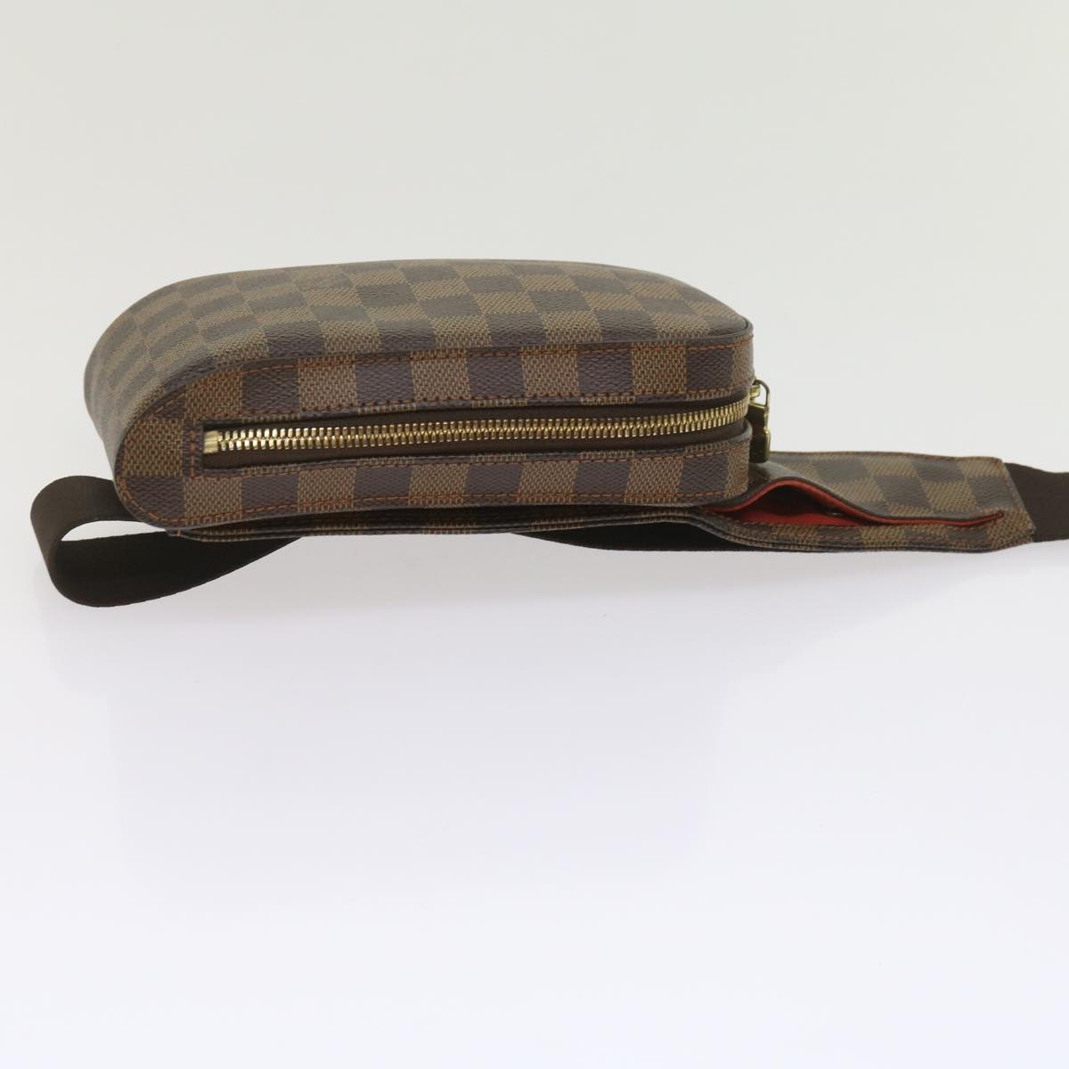 Louis Vuitton Geronimos Brown Canvas Shoulder Bag