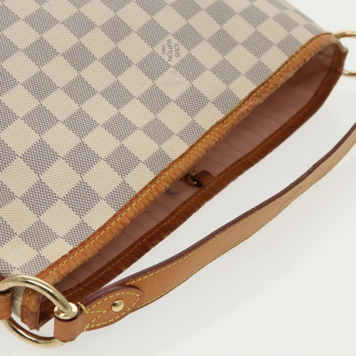Louis Vuitton Delightfull Pm White Canvas Shoulder Bag