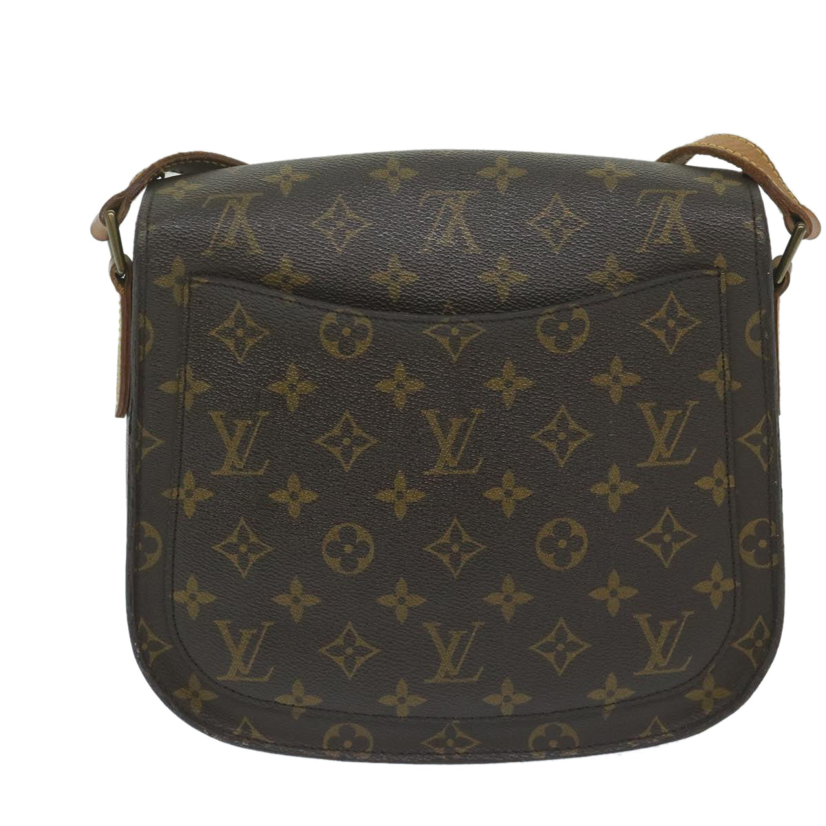 Louis Vuitton Saint Cloud Brown Canvas Shoulder Bag