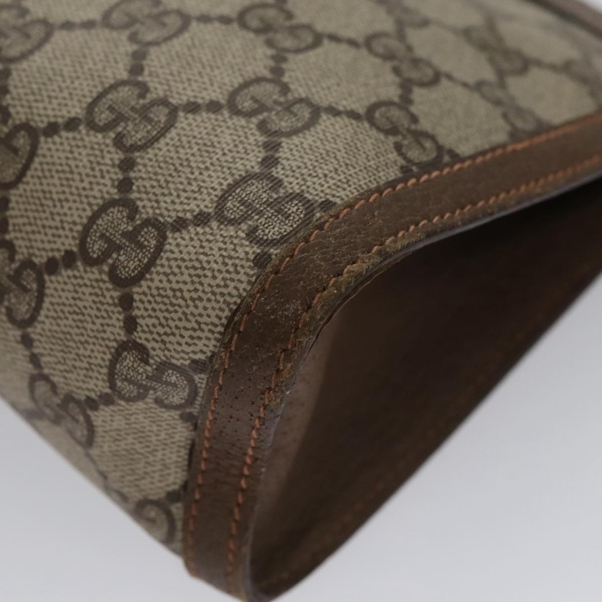 Gucci Sherry Beige Canvas Clutch Bag