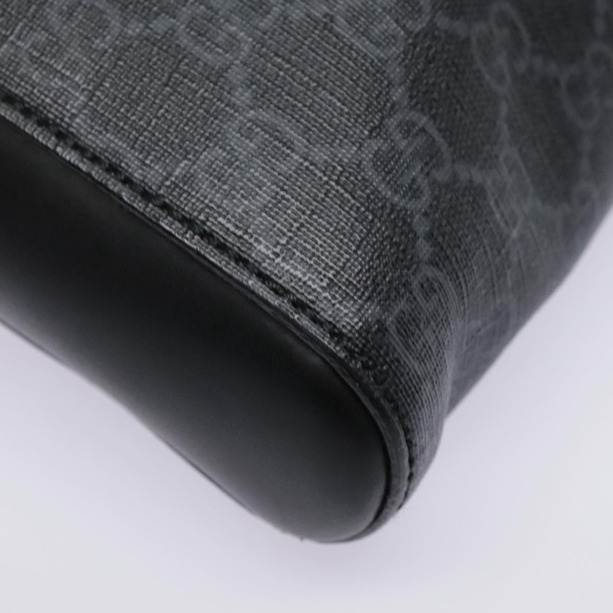 Gucci Jackie Black Canvas Shoulder Bag