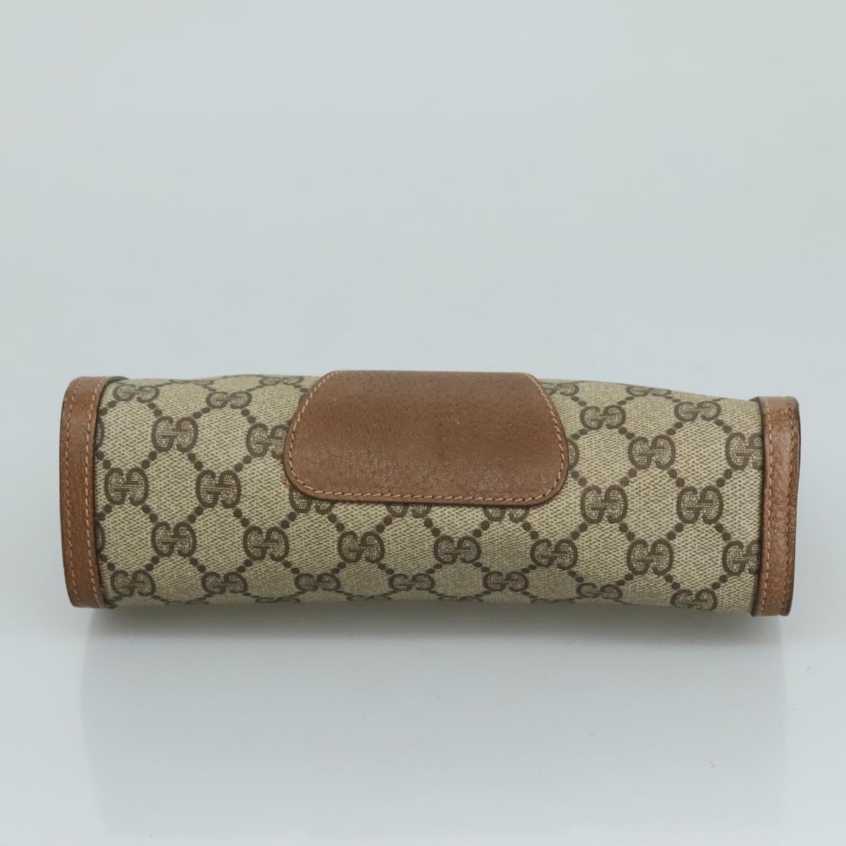 Gucci Gg Canvas Beige Canvas Clutch Bag