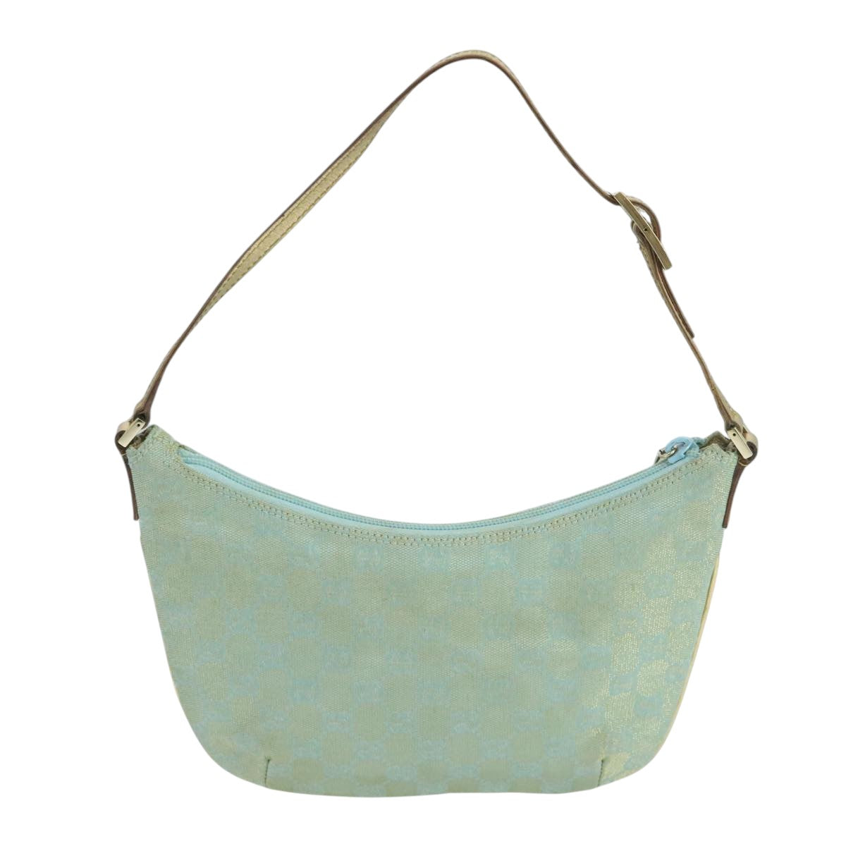 Gucci Gg Canvas Turquoise Canvas Shoulder Bag