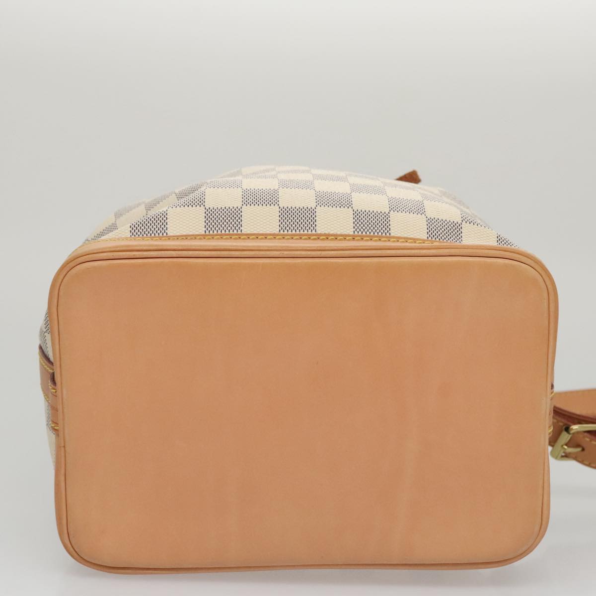 Louis Vuitton Noé Bb White Canvas Shoulder Bag