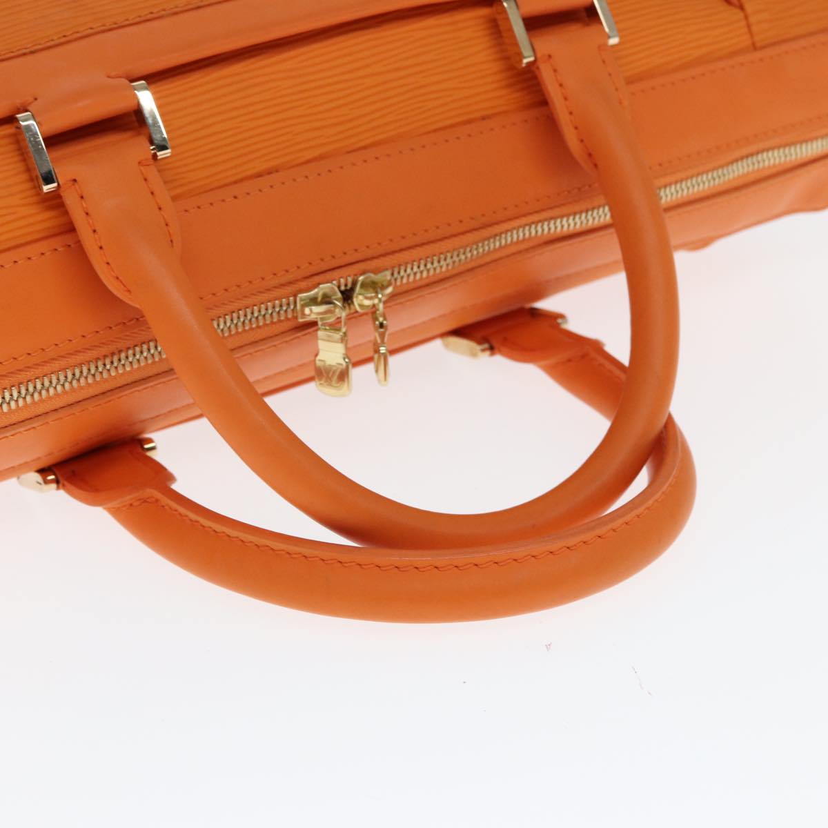 Louis Vuitton Danura Orange Leather Handbag