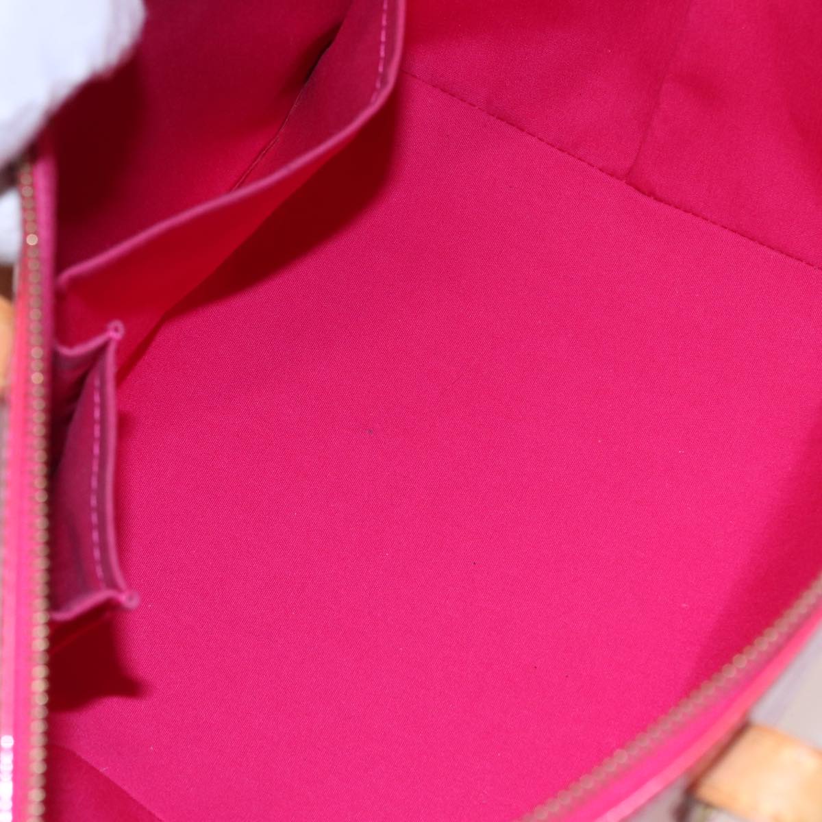 Louis Vuitton Bellevue Pink Patent Leather Handbag
