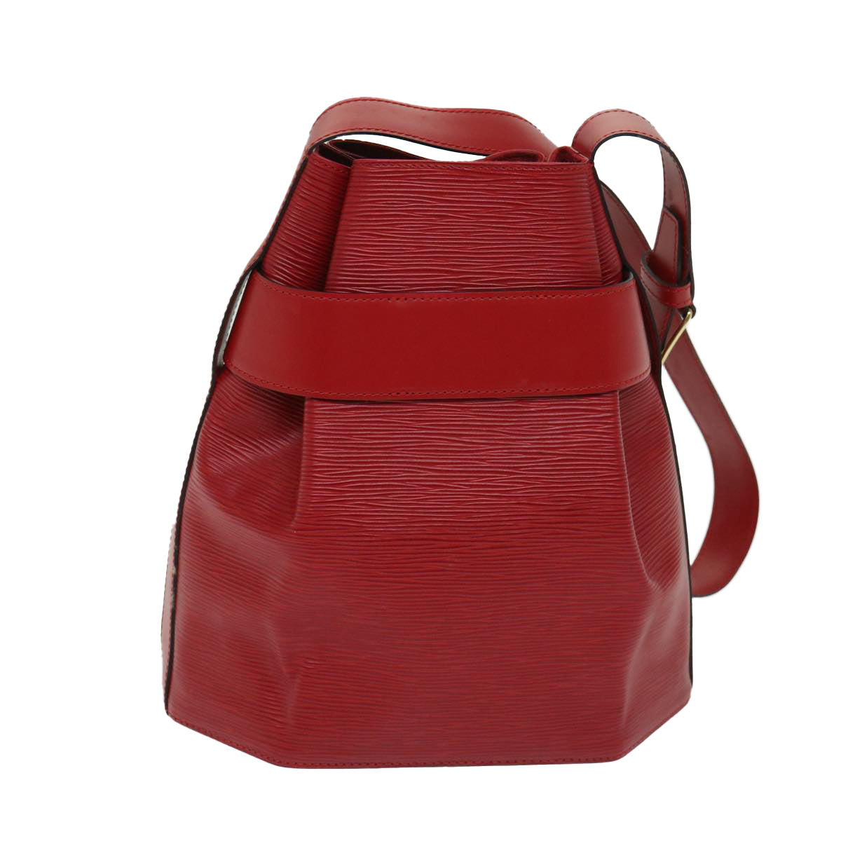 Louis Vuitton Sac D'épaule Red Leather Shoulder Bag