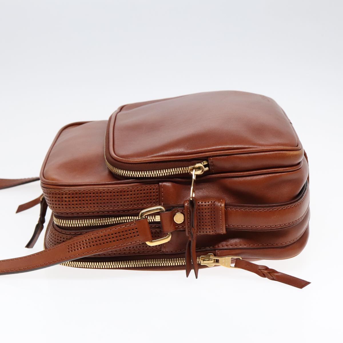 Louis Vuitton Trotteur Brown Leather Shoulder Bag
