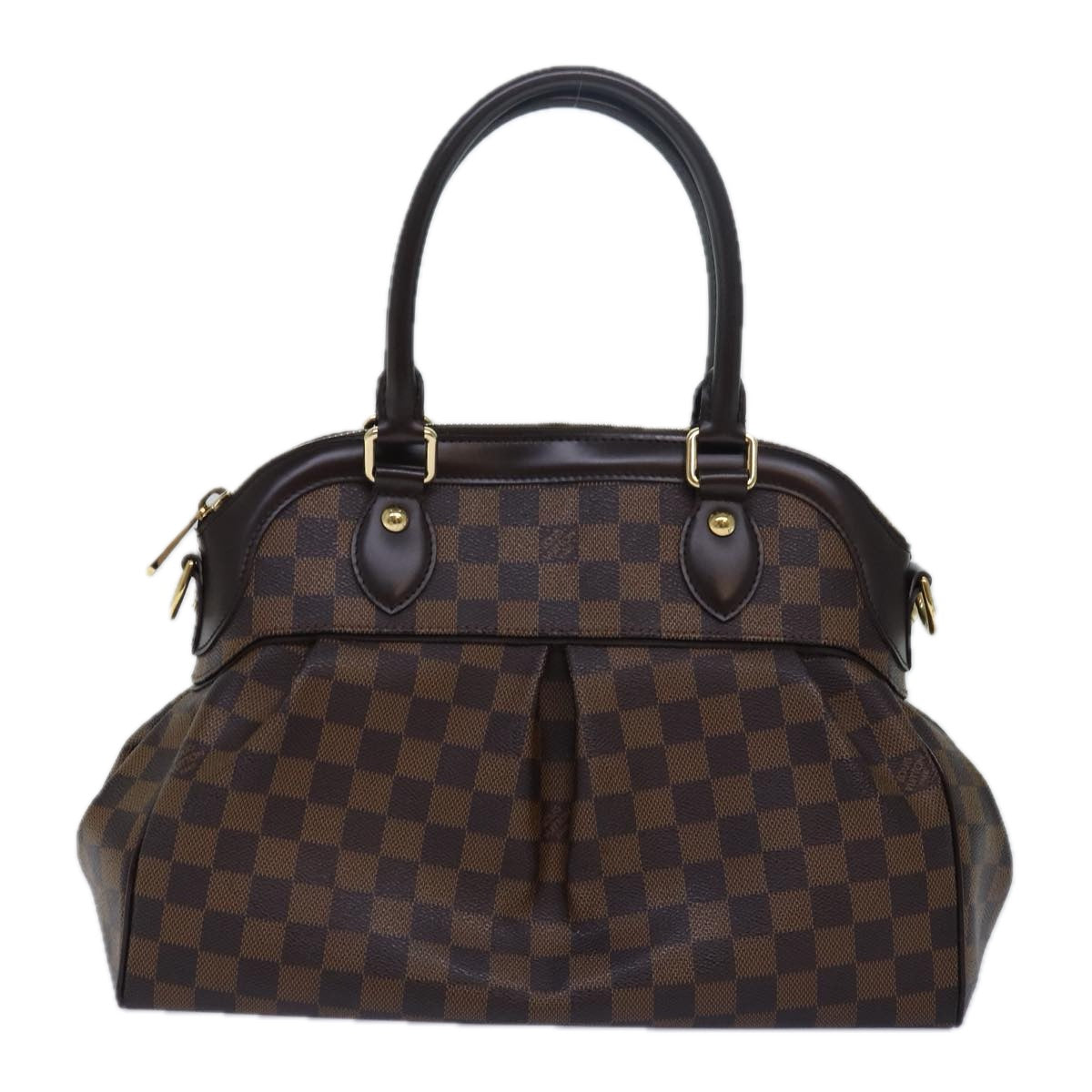 Louis Vuitton Trevi Brown Canvas Handbag