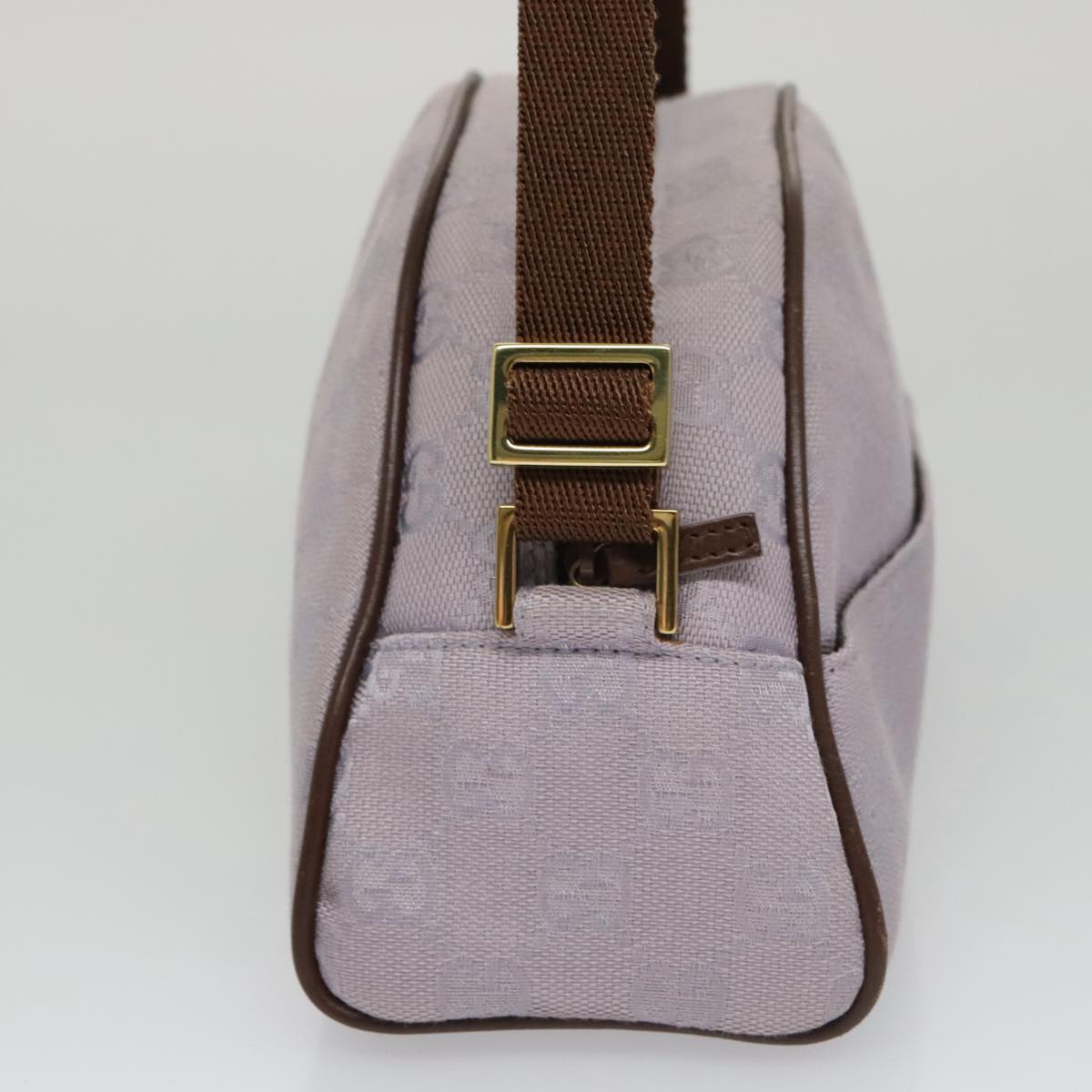Gucci Gg Canvas Purple Canvas Shoulder Bag