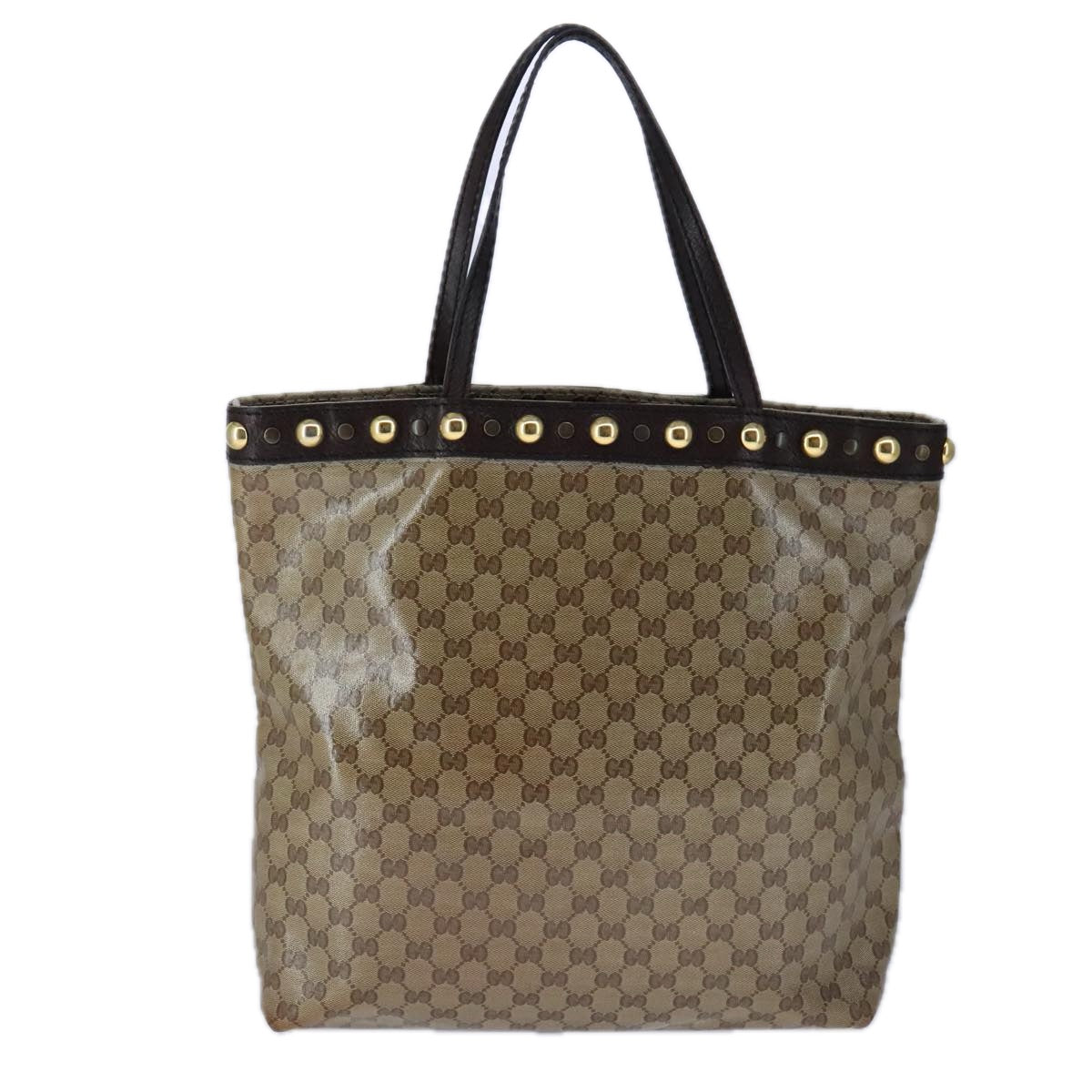 Gucci Gg Canvas Beige Canvas Tote Bag