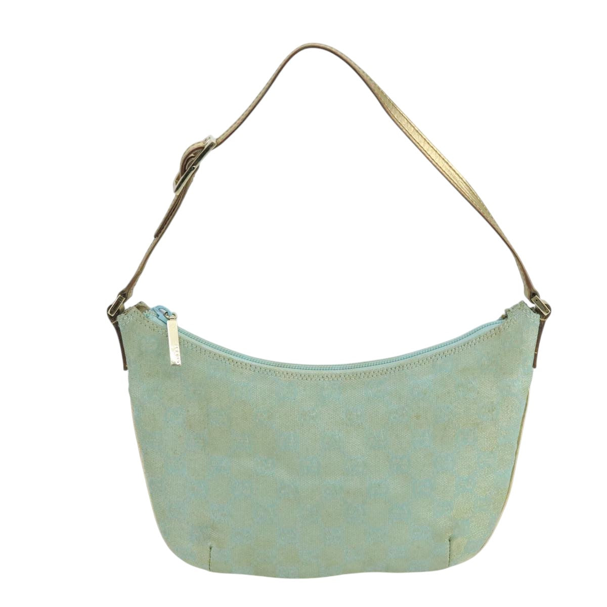 Gucci Gg Canvas Turquoise Canvas Shoulder Bag ()