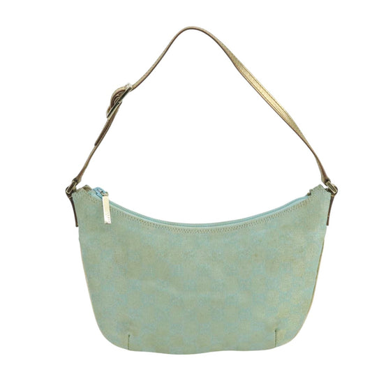 Gucci Gg Canvas Turquoise Canvas Shoulder Bag ()