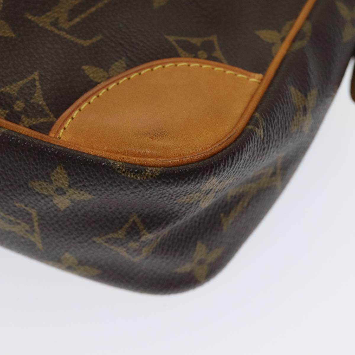 Louis Vuitton Compiegne 28 Brown Canvas Clutch Bag