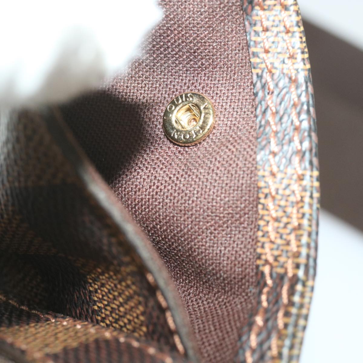 Louis Vuitton Geronimos Brown Canvas Shoulder Bag