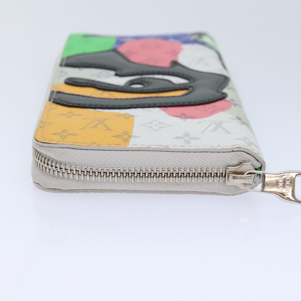 Louis Vuitton Zippy Wallet Vertical White Canvas Wallet