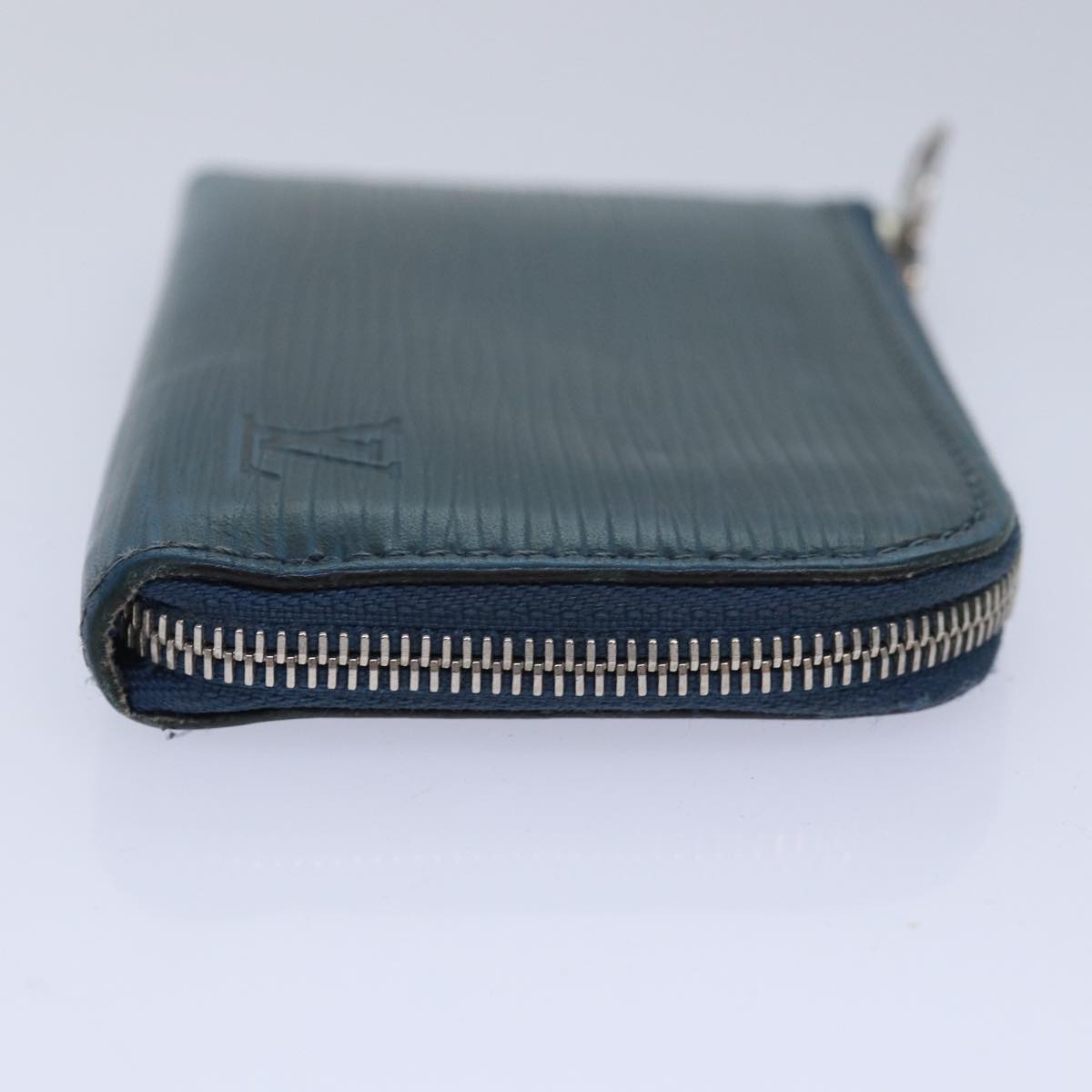 Louis Vuitton Porte-Monnaie Blue Leather Wallet