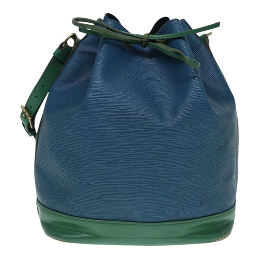 Louis Vuitton Noe Blue Leather Shoulder Bag ()