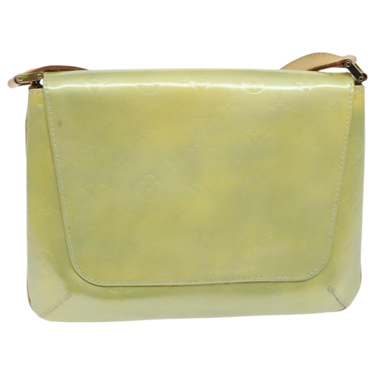 Louis Vuitton Thompson Street Green Patent Leather Shoulder Bag