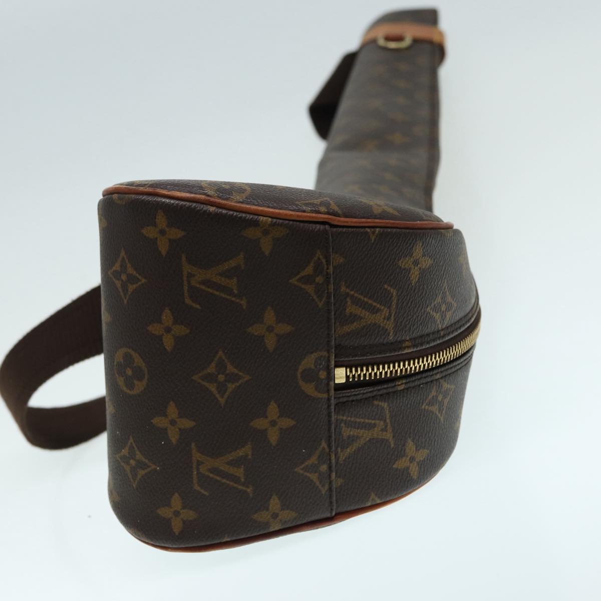 Louis Vuitton Lv America's Cup Brown Canvas Clutch Bag