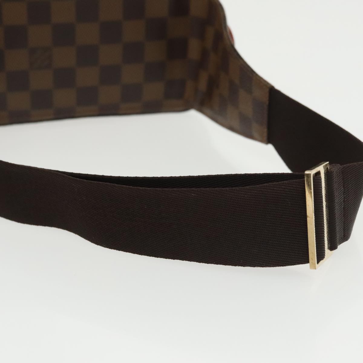 Louis Vuitton Geronimos Brown Canvas Shoulder Bag