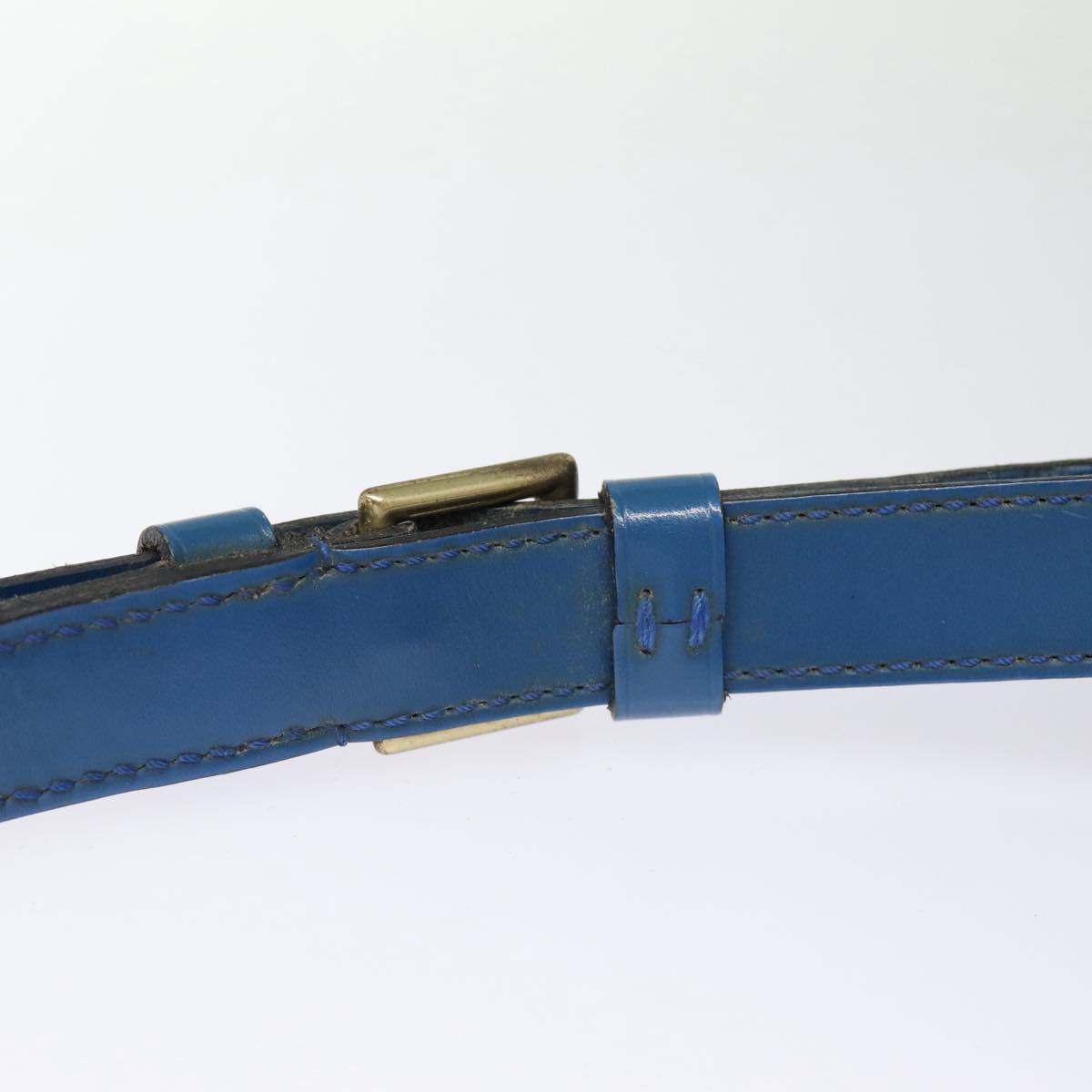 Louis Vuitton Noé Blue Leather Shoulder Bag