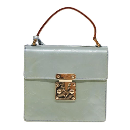 Louis Vuitton Spring Street Grey Patent Leather Handbag