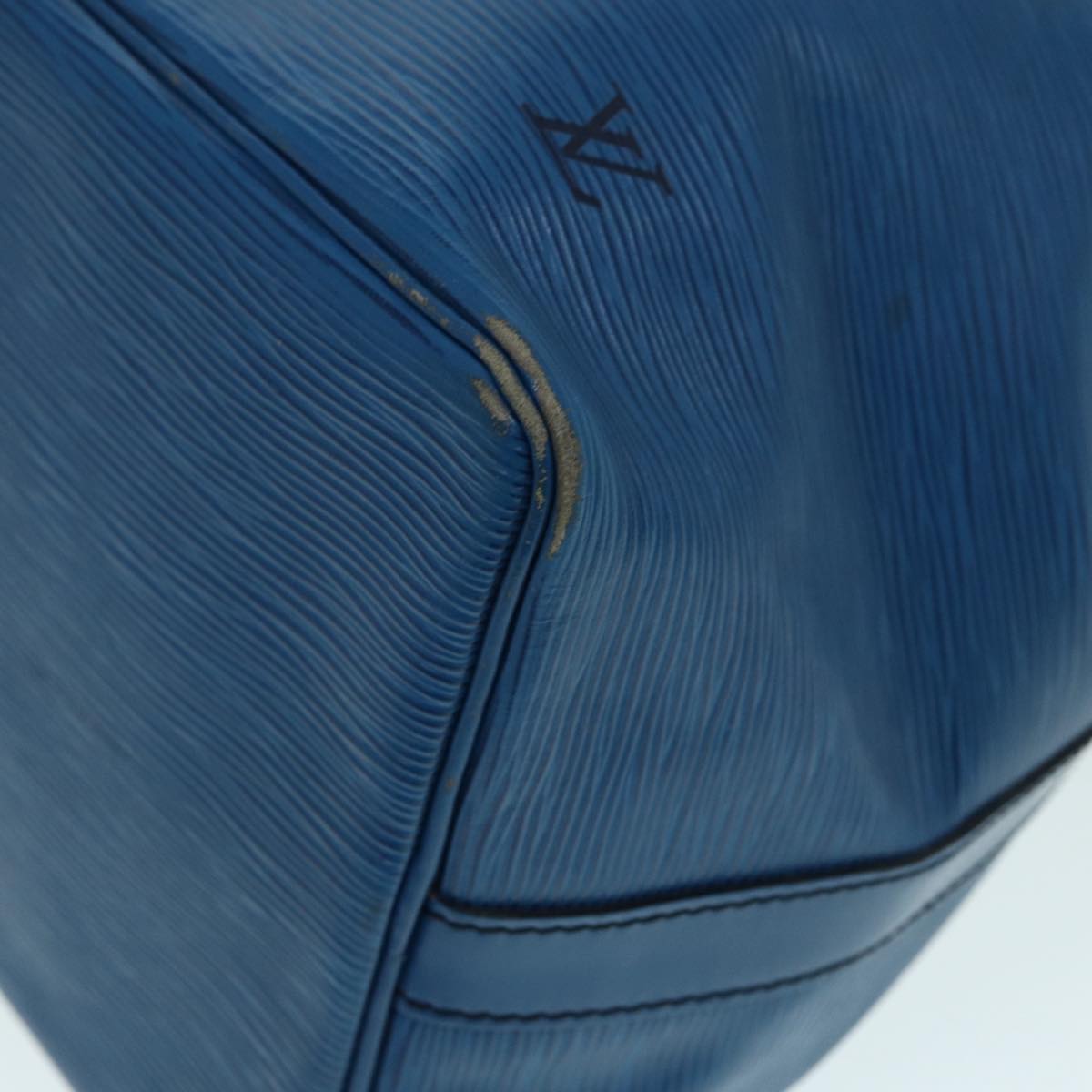 Louis Vuitton Noe Blue Calfskin Shoulder Bag