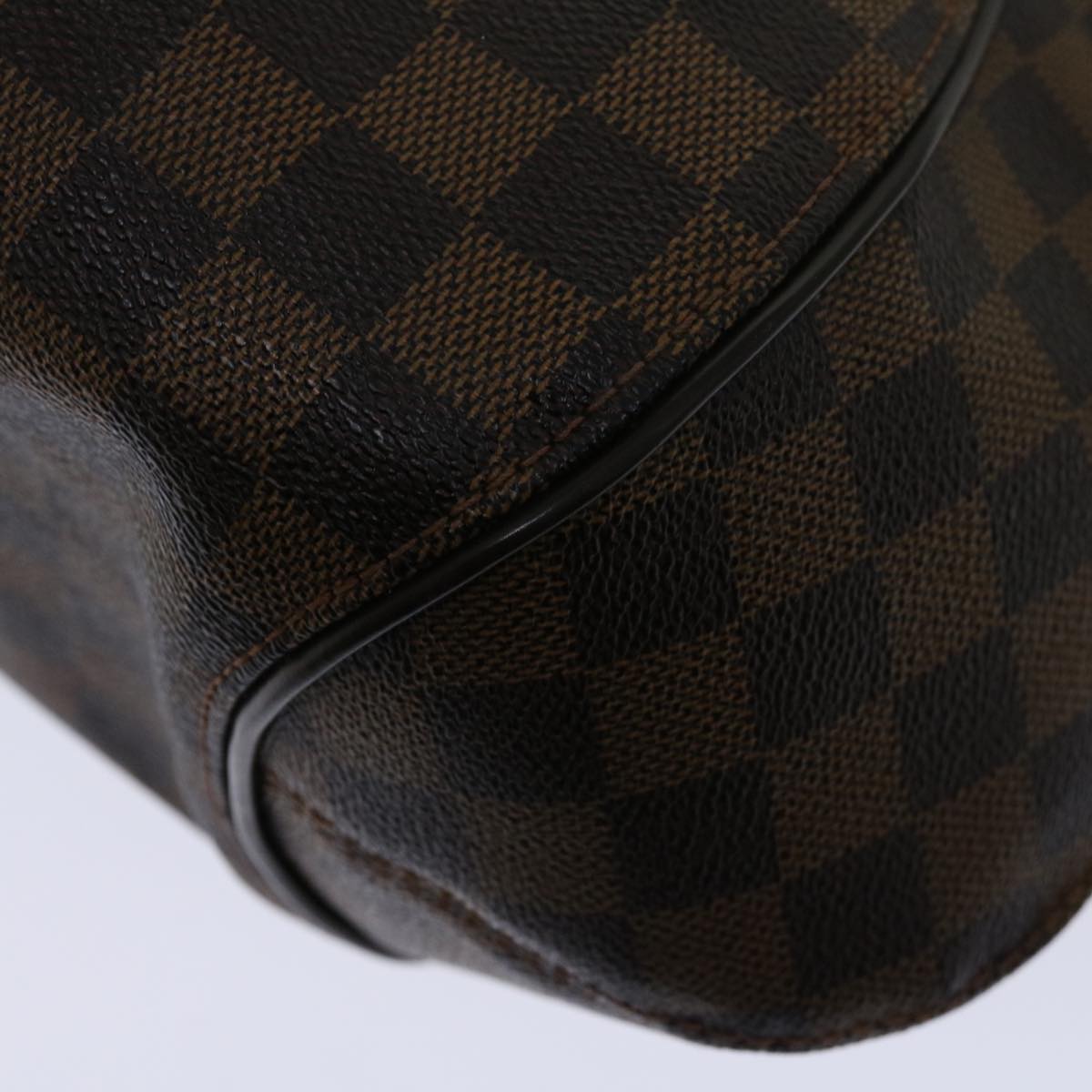 Louis Vuitton Sistina Brown Canvas Shoulder Bag