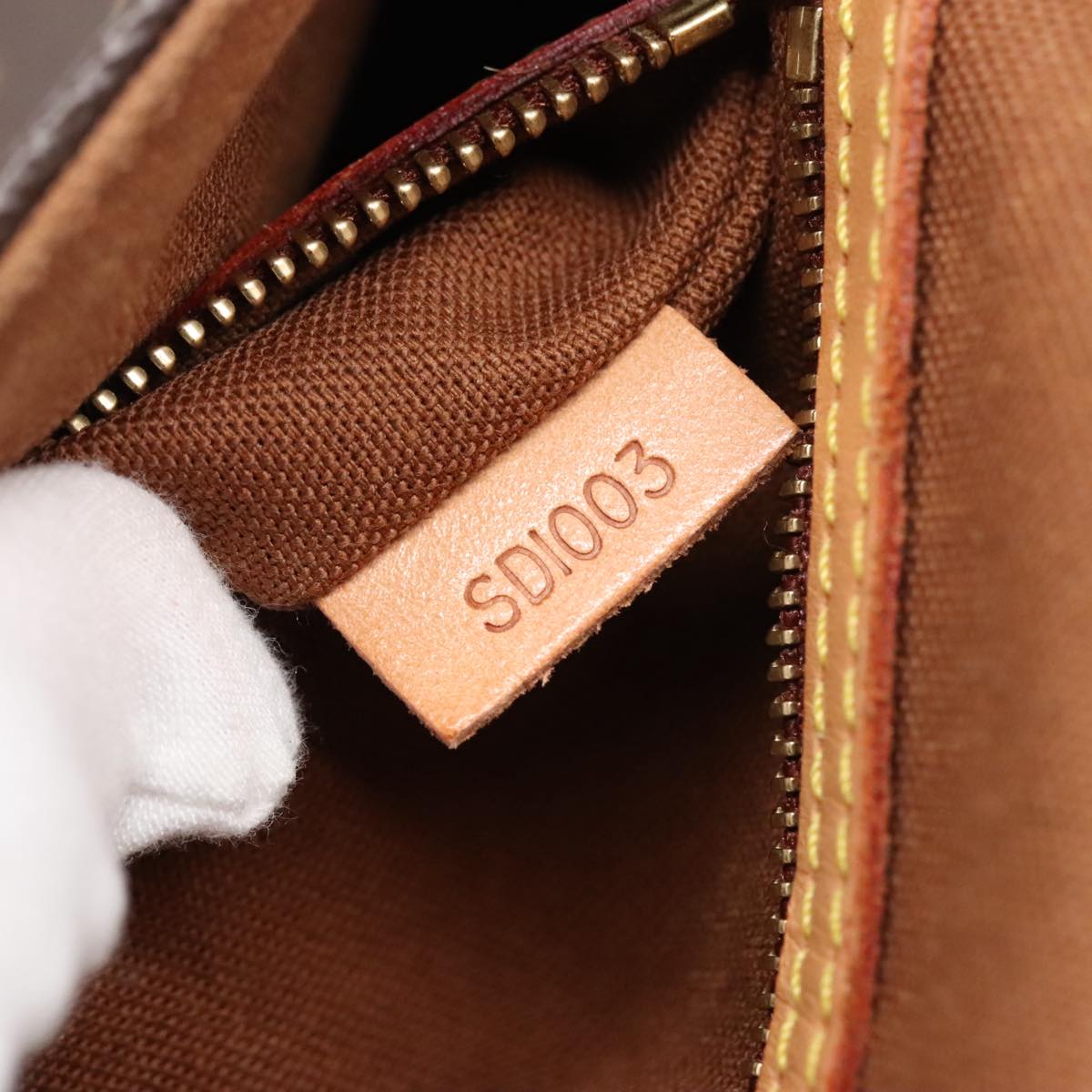 Louis Vuitton Mini Looping Brown Canvas Shoulder Bag