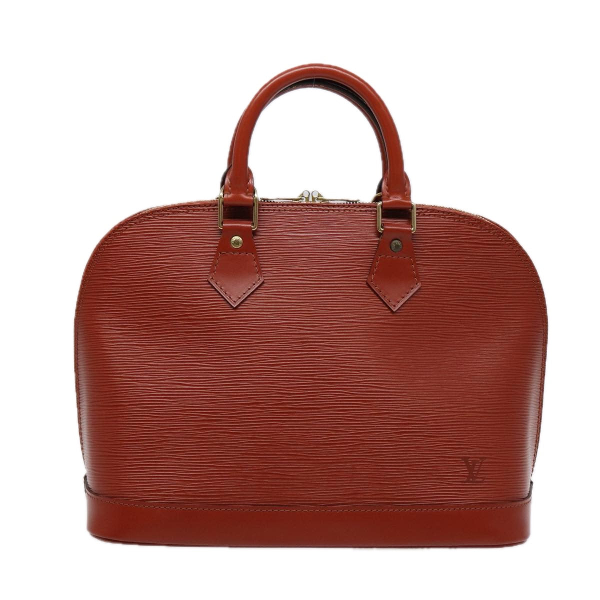 Louis Vuitton Alma Brown Leather Handbag