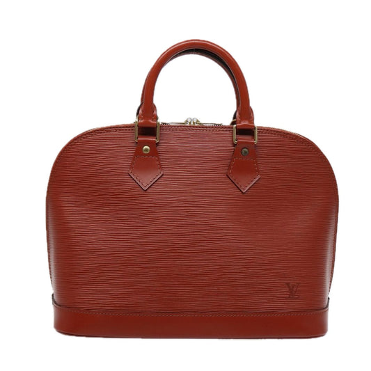 Louis Vuitton Alma Brown Leather Handbag