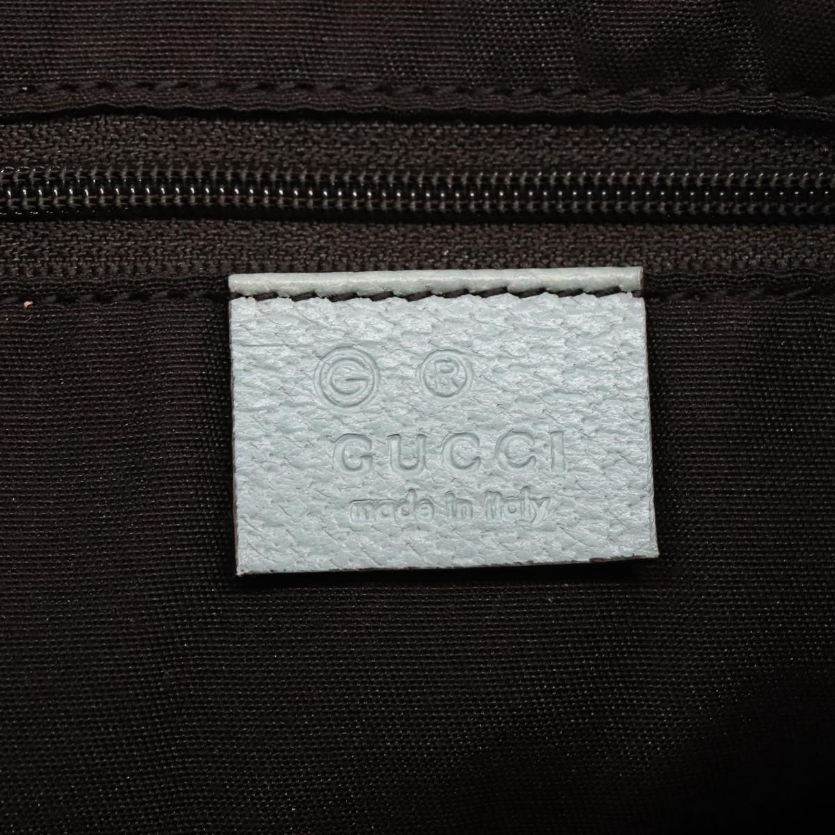 Gucci Blue Canvas Shoulder Bag