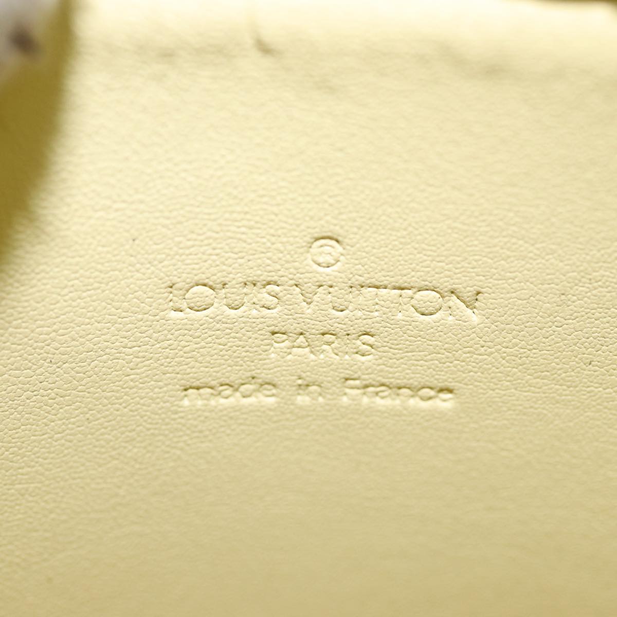 Louis Vuitton Mott Yellow Patent Leather Shoulder Bag