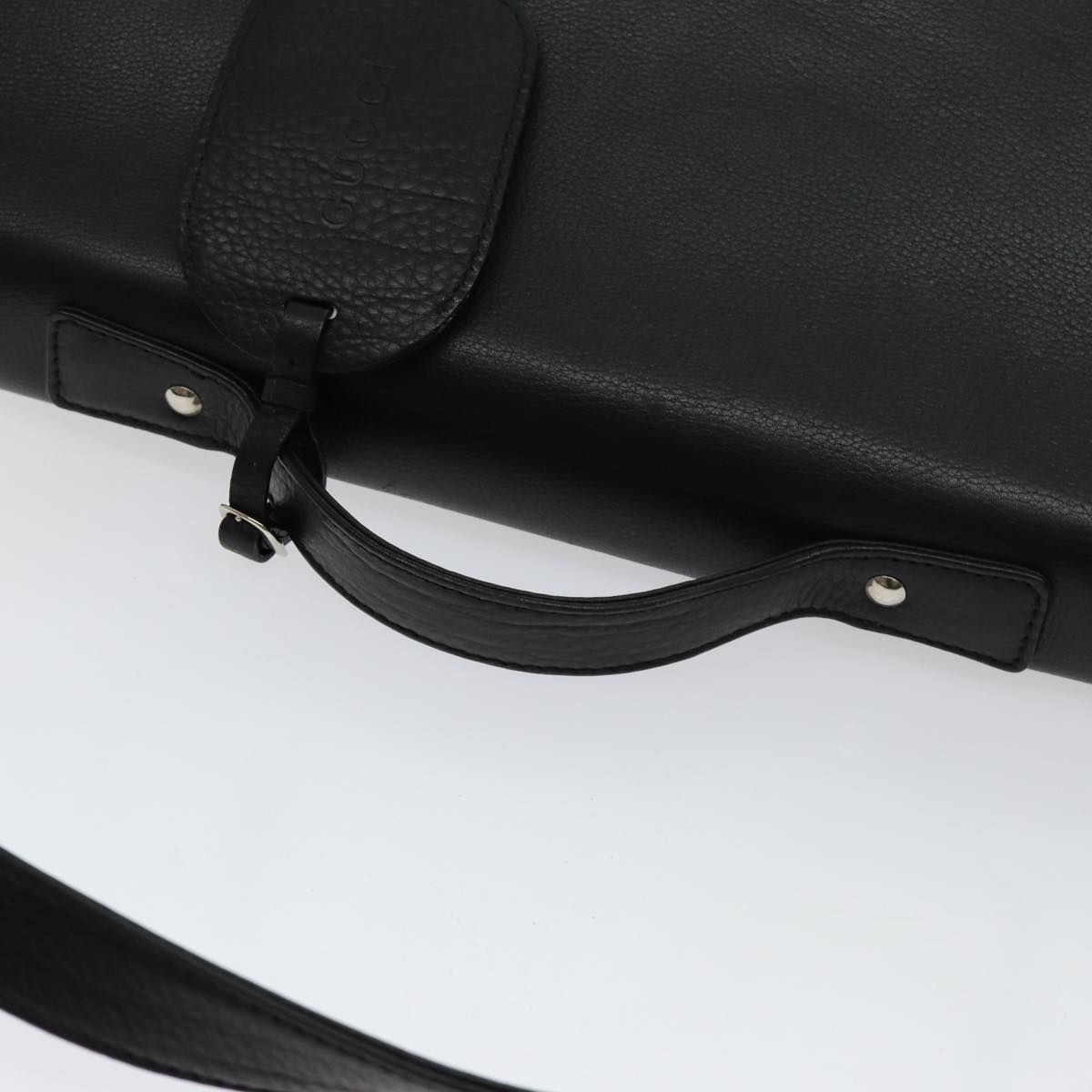 Gucci Jackie Black Leather Travel Bag