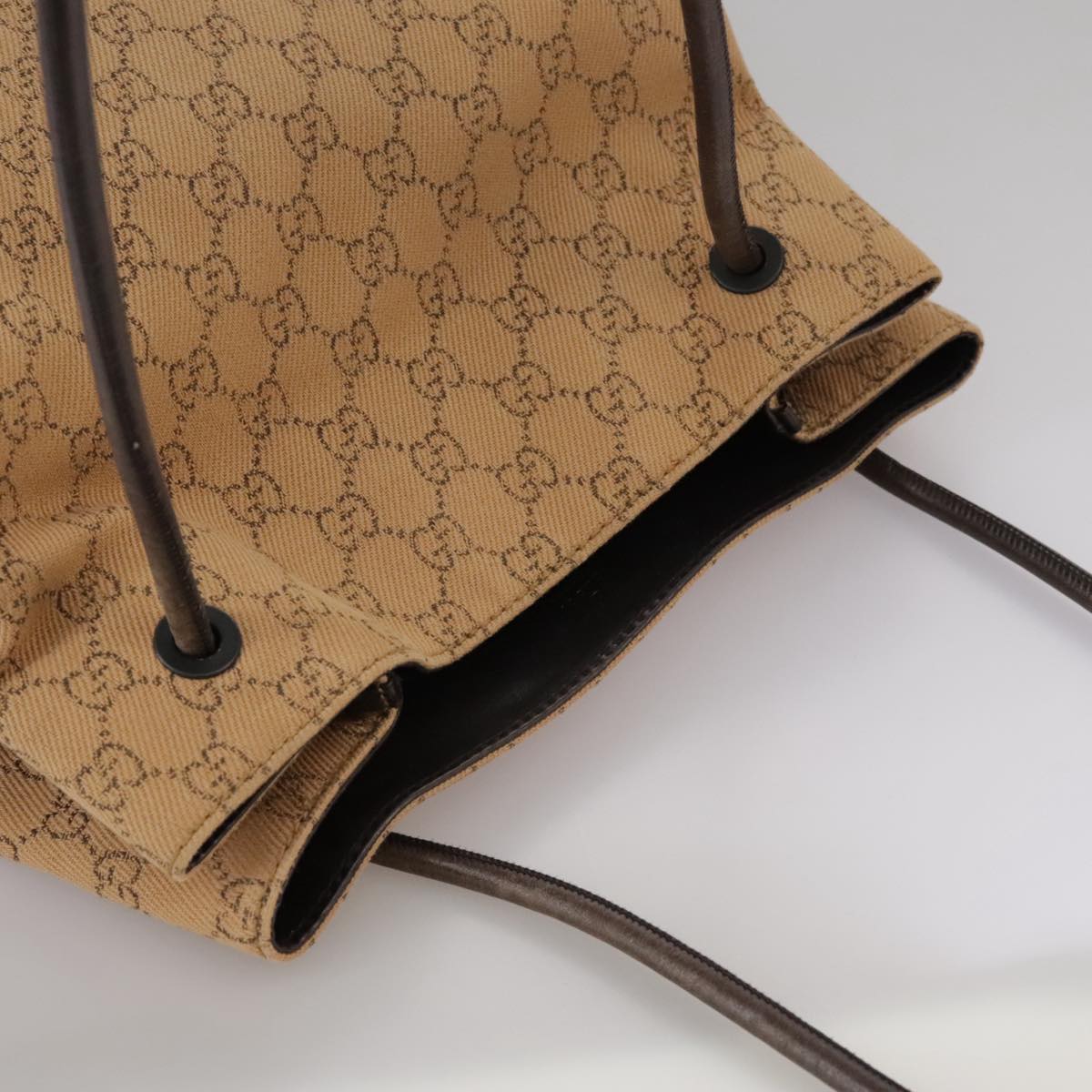 Gucci Gg Canvas Beige Canvas Shoulder Bag