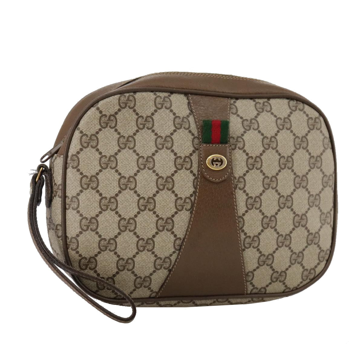 Gucci Gg Canvas Beige Canvas Clutch Bag ()