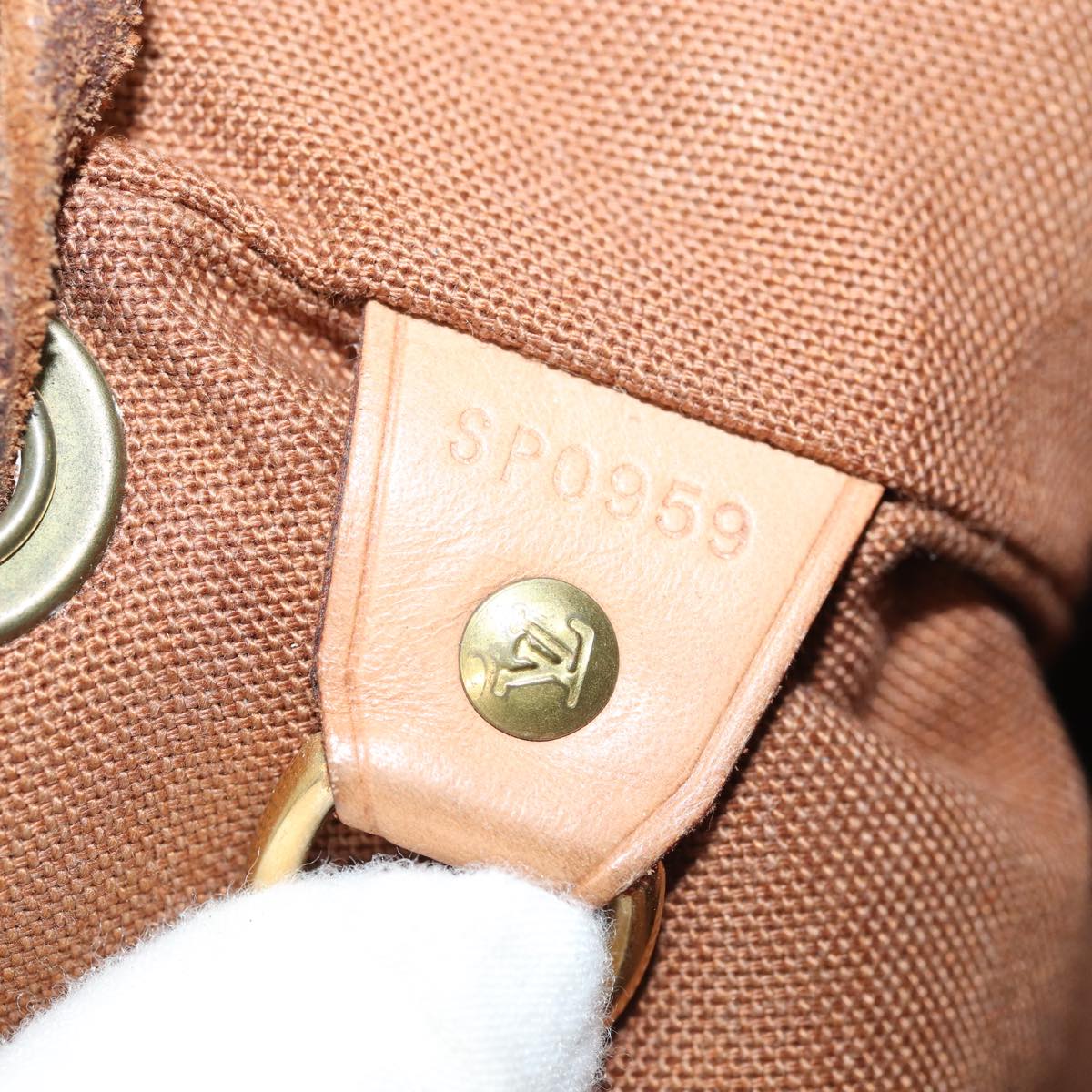 Louis Vuitton Montsouris Brown Canvas Backpack Bag
