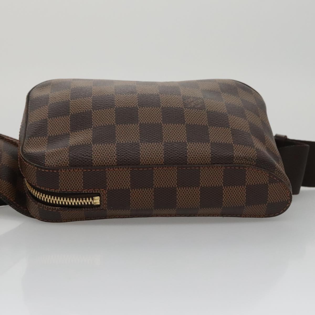 Louis Vuitton Geronimos Brown Canvas Shoulder Bag