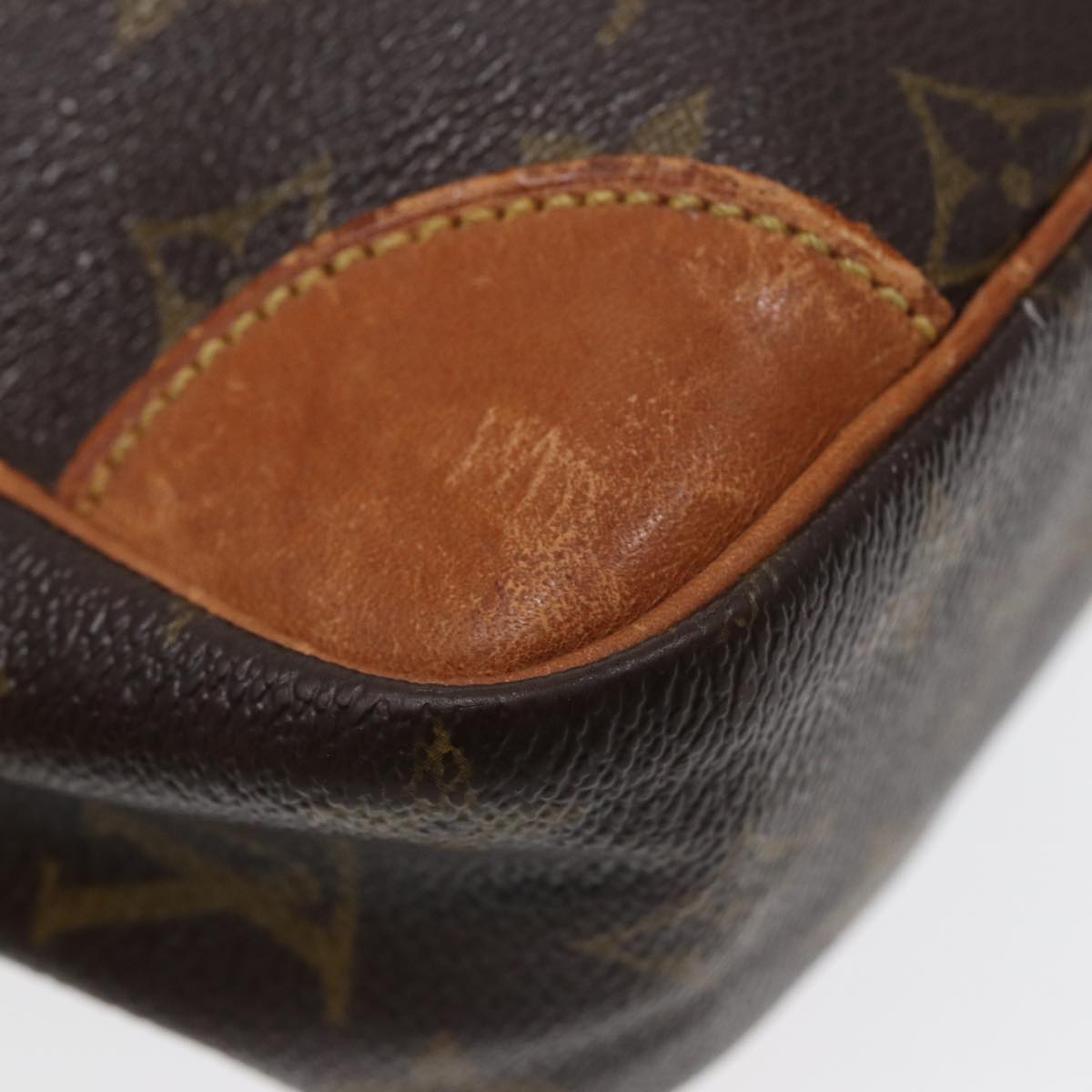 Louis Vuitton Compiegne 28 Brown Canvas Clutch Bag
