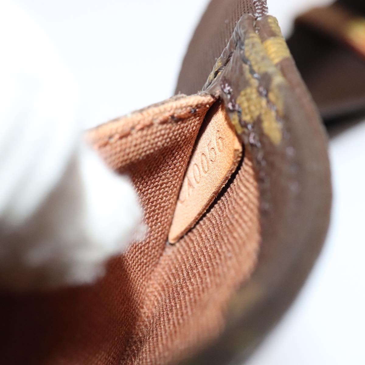 Louis Vuitton Geronimos Brown Canvas Clutch Bag