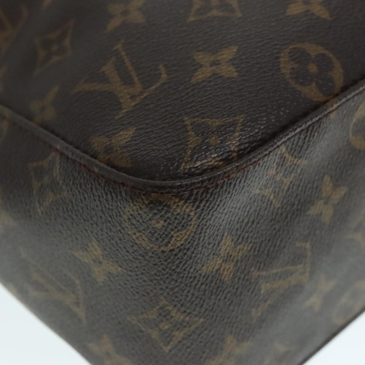 Louis Vuitton Looping Brown Canvas Shoulder Bag