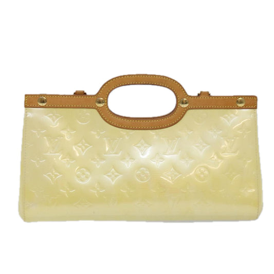 Louis Vuitton Roxbury Beige Patent Leather Handbag ()