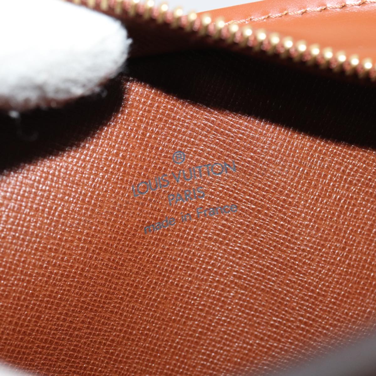 Louis Vuitton Pochette A4 Brown Canvas Clutch Bag