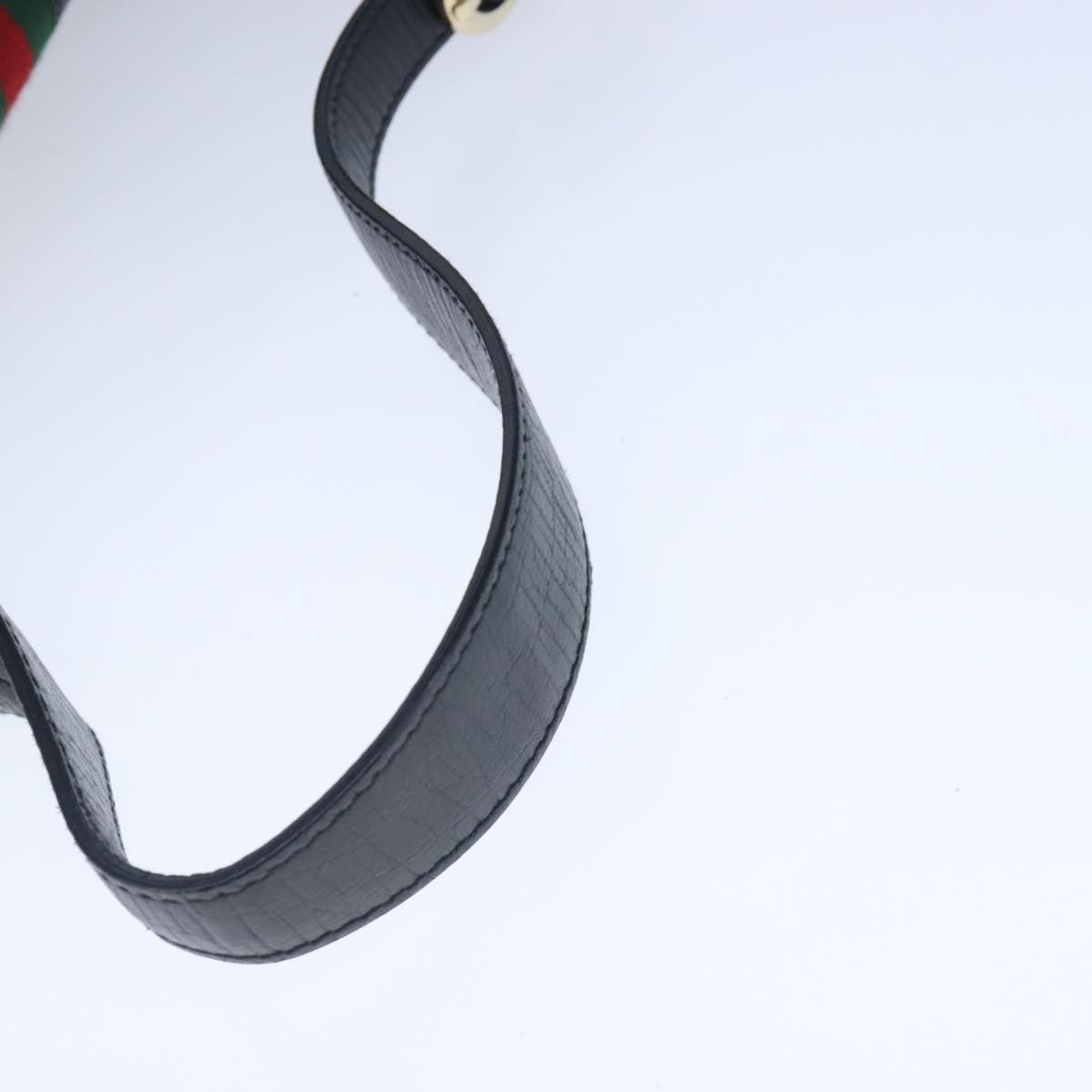 Gucci Sherry Black Canvas Shoulder Bag