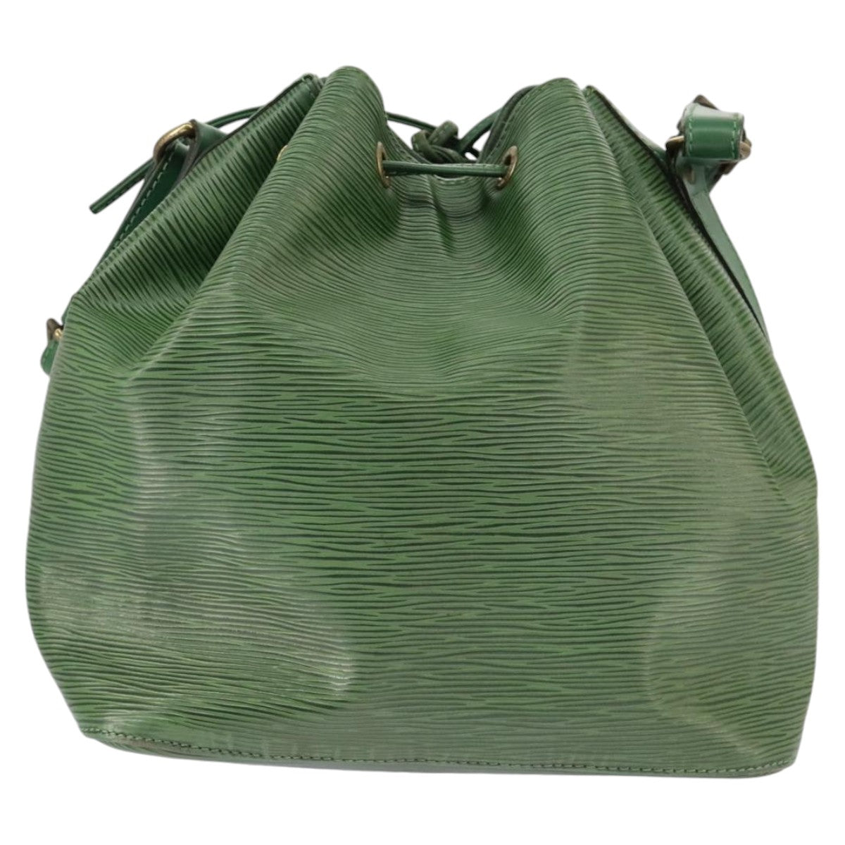 Louis Vuitton Noé Green Leather Shoulder Bag
